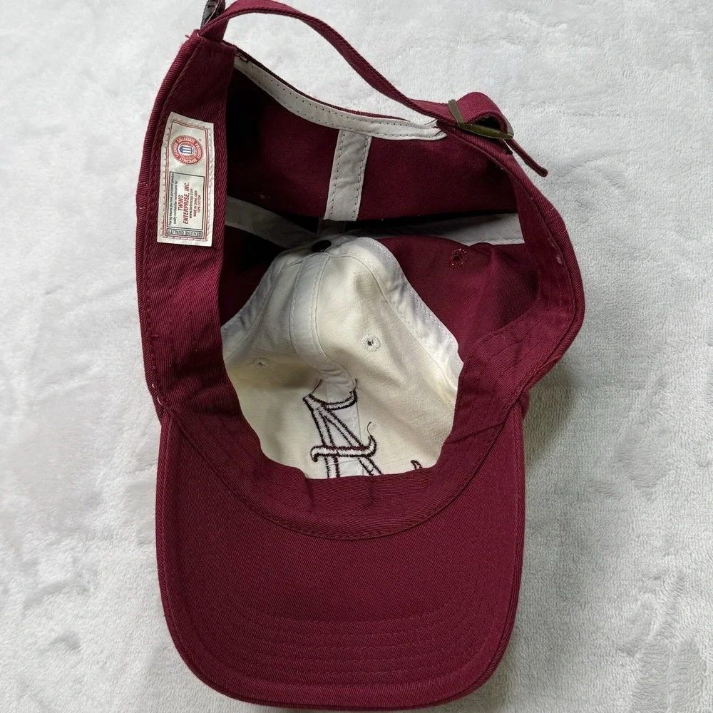 Deadstock Vintage Alabama Crimson‎ Tide Twins Enterprise Strapback Hat 90s